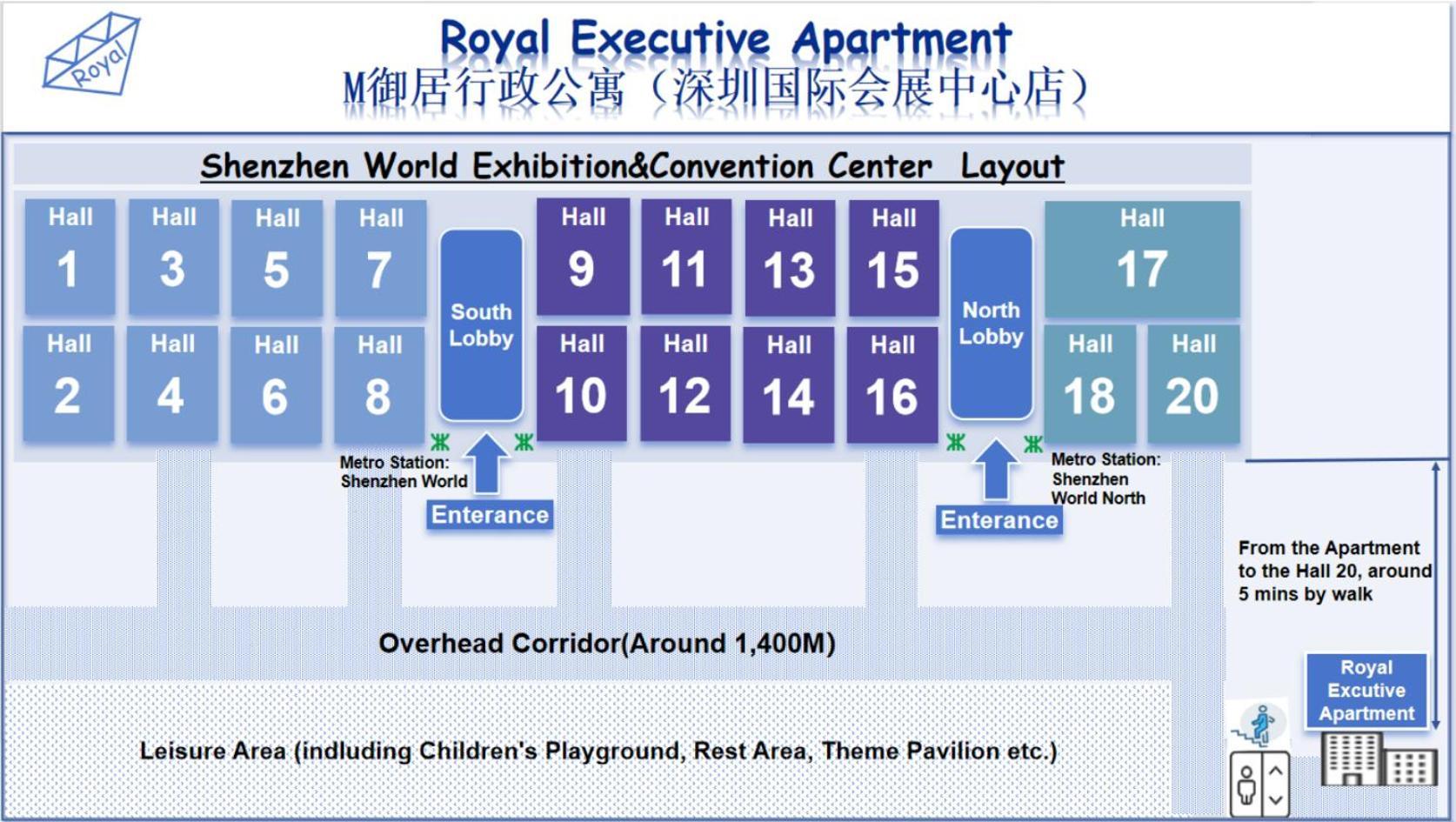 Royal Executive Apartment, Shenzhen World Exhibition & Convention Center, Nearby Shenzhen World North Metro St Ation Exterior photo